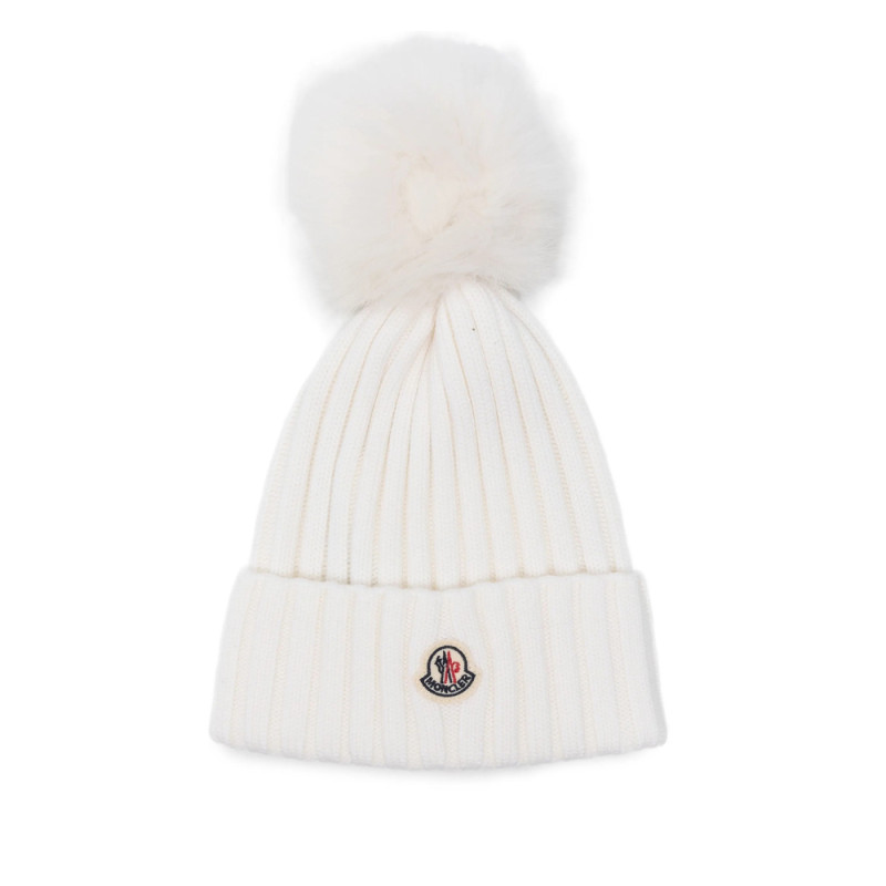 Moncler Ribbed Pom-pom Beanie