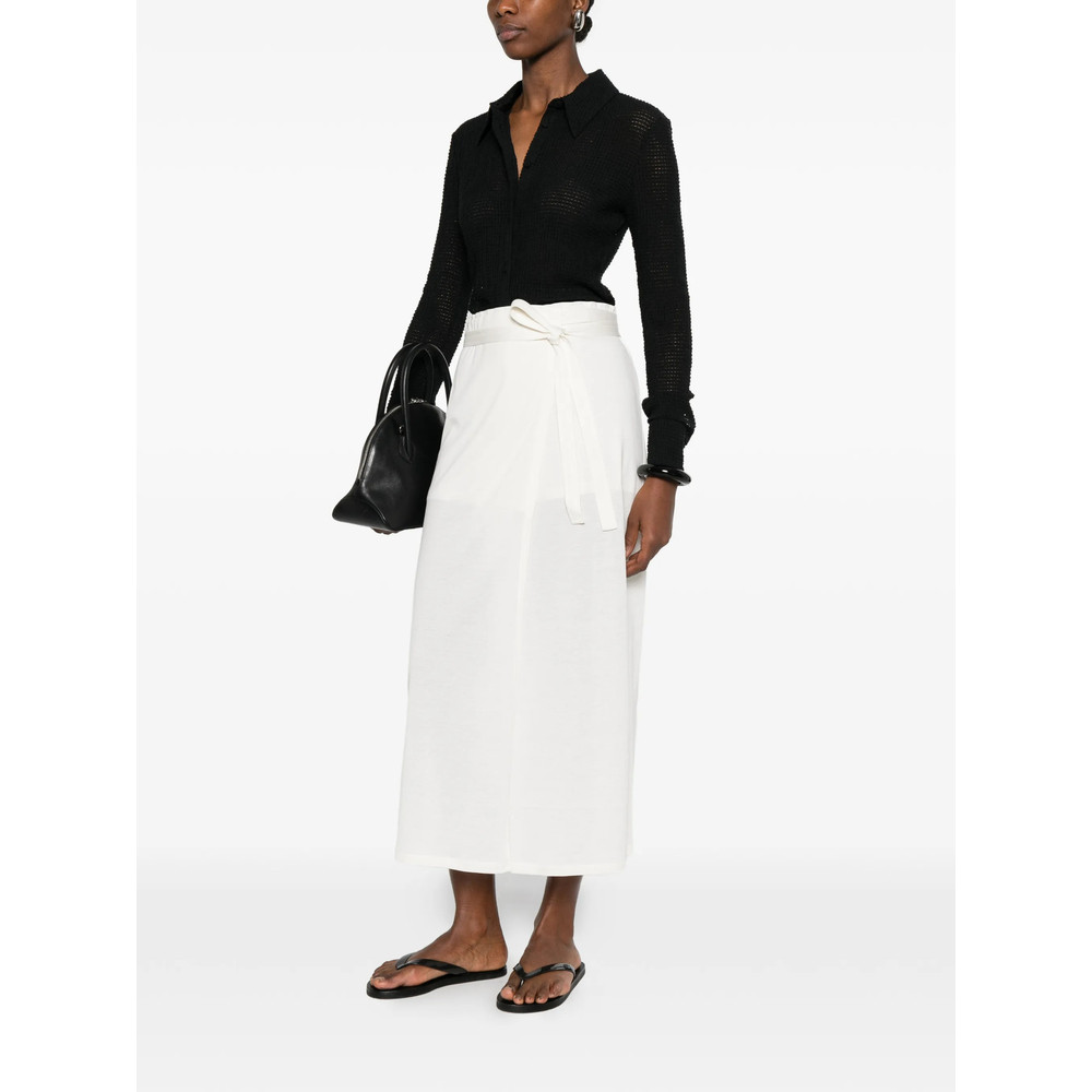 Toteme Tie-waist Midi Skirt