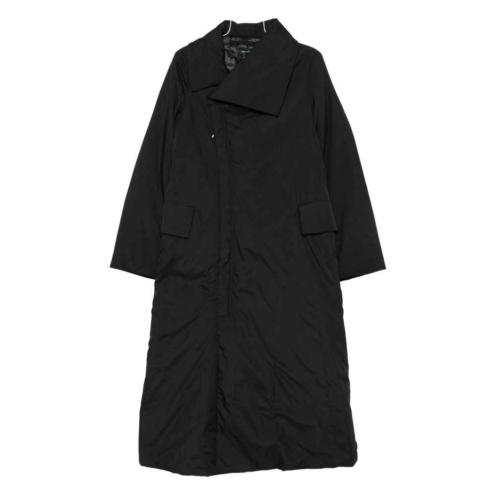 Y-3 Asymmetric-collar Raincoat