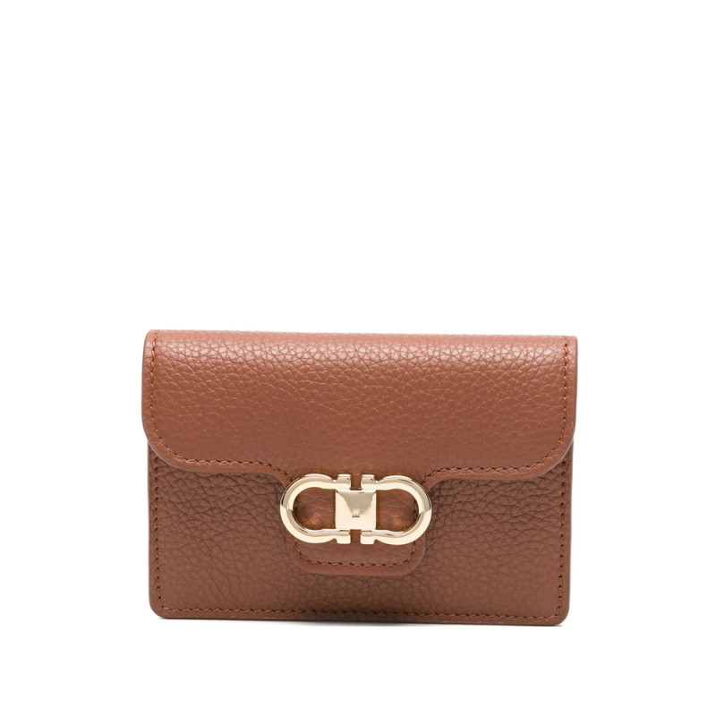 Ferragamo Gancini-emblem Cardholder
