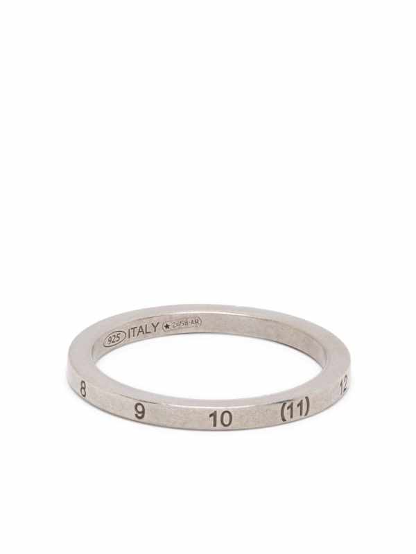 Numerical engraved ring
