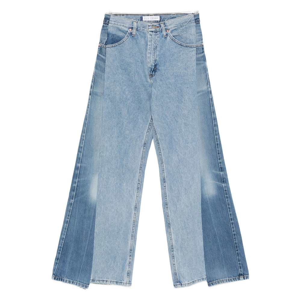 E. l.v. Denim Panelled Jeans