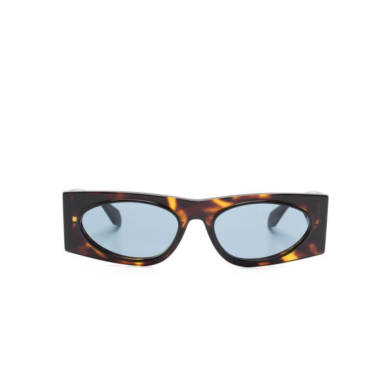 Alaïa Tortoiseshell-effect Sunglasses