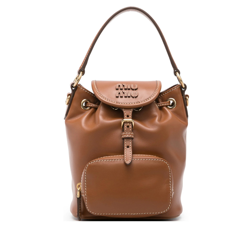 Miu Miu Logo Flap-top Mini Bag