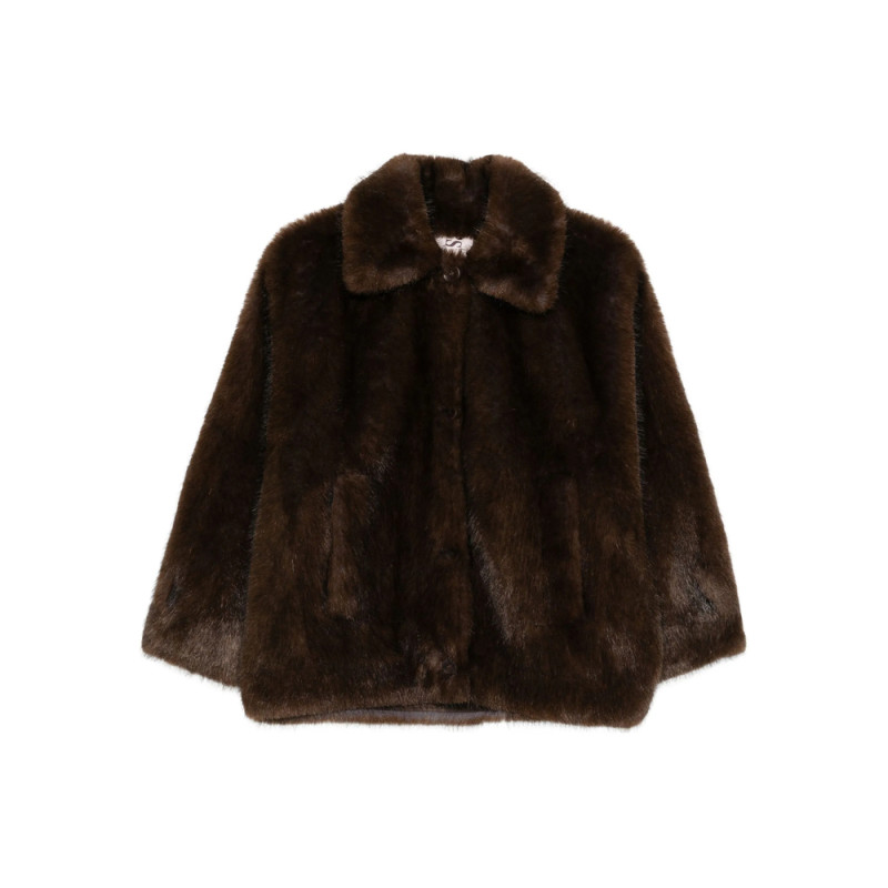 Valentini 1972 Faux-fur Collared Jacket