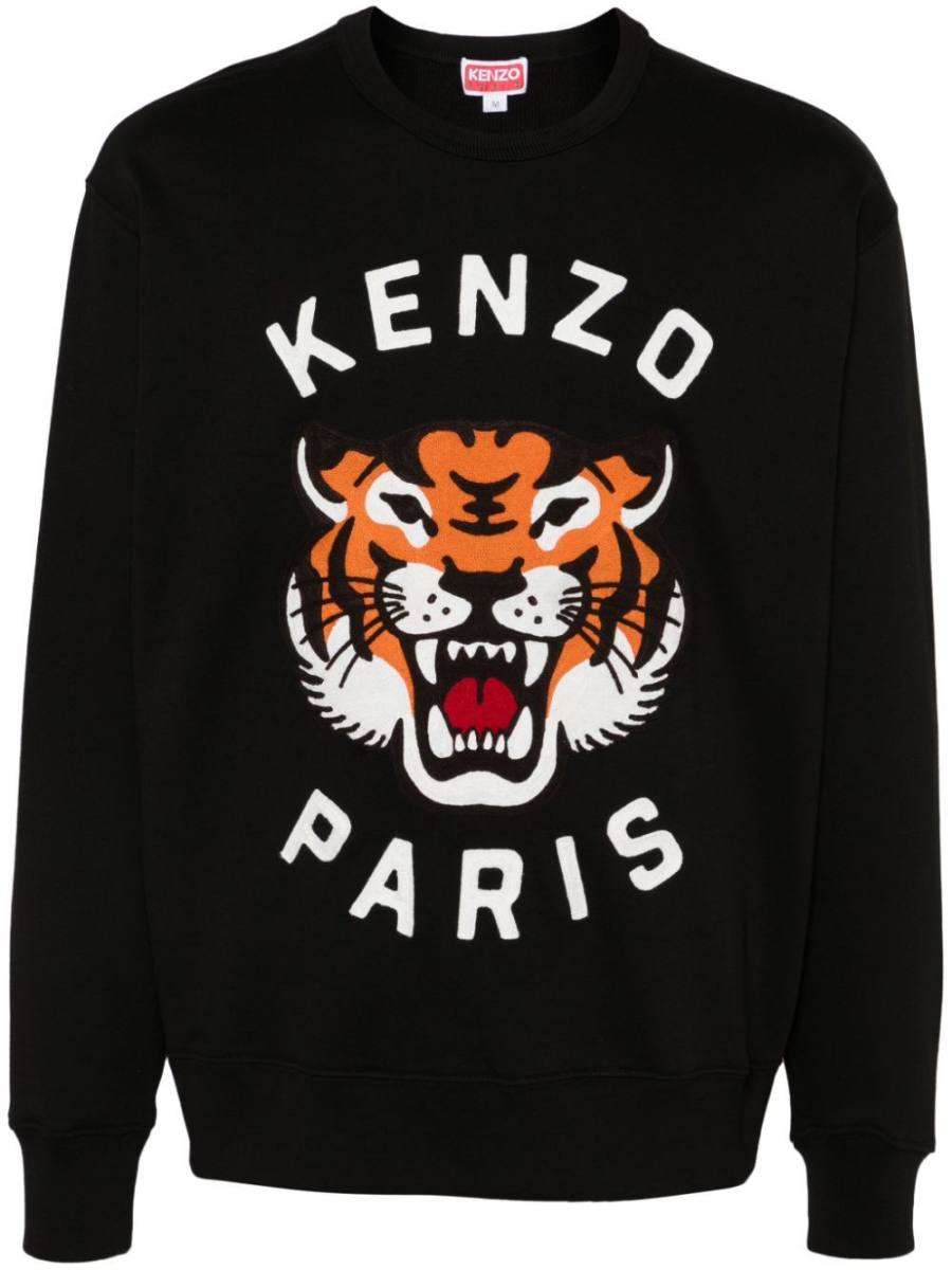 Lucky Tiger embroidered sweatshirt