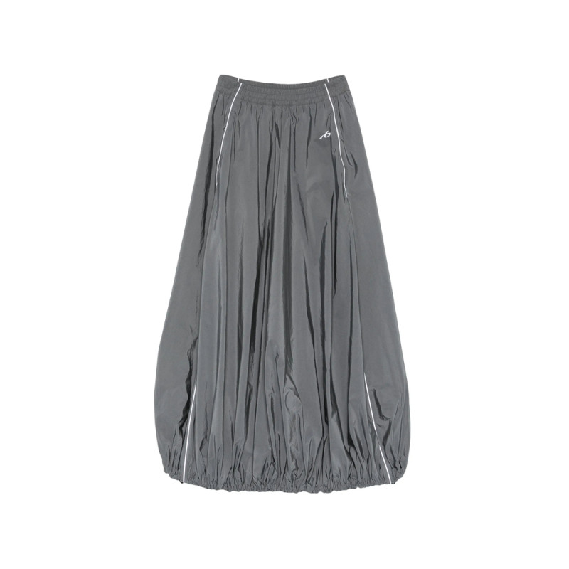Balenciaga Side-stripe Balloon-hem Maxi Skirt