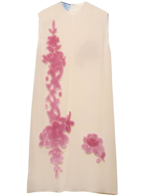 Georgette midi dress