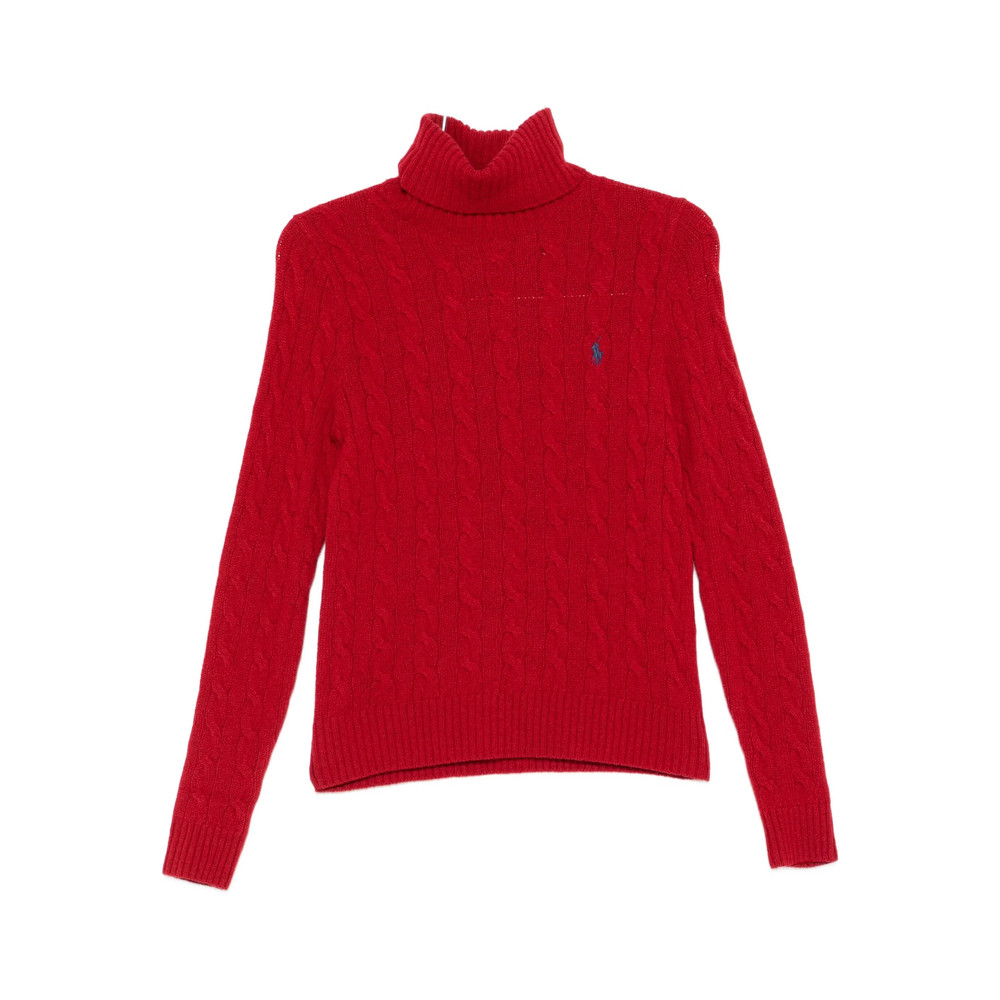 Ralph Lauren Red Wool Blend Sweater
