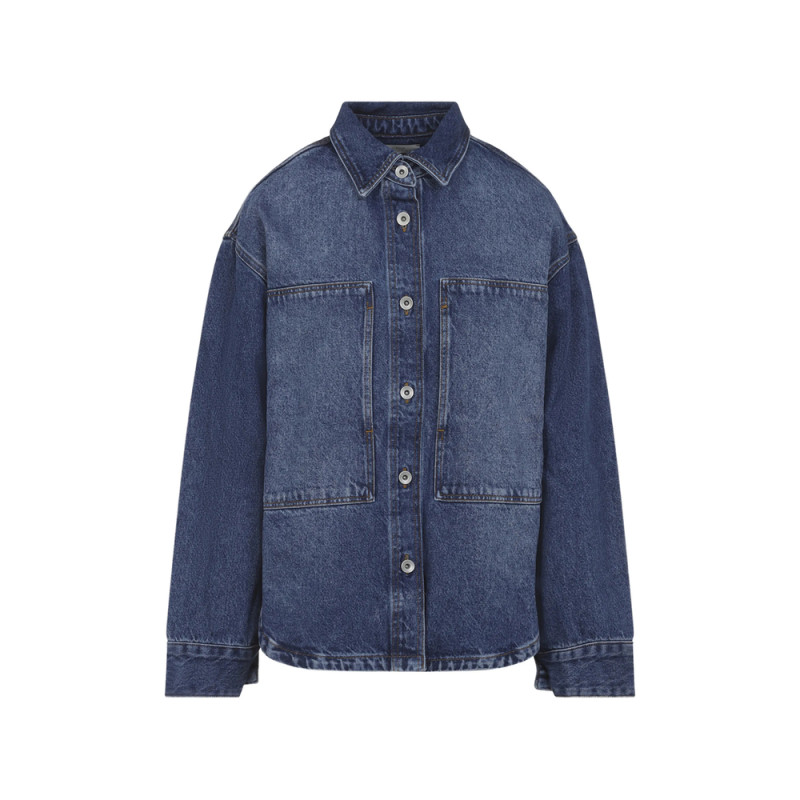 Studio Nicholson Pocketed Shirt Denim Jacket