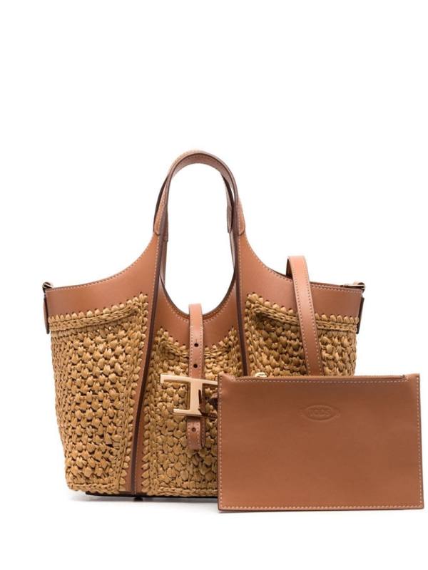 Timeless raffia tote bag