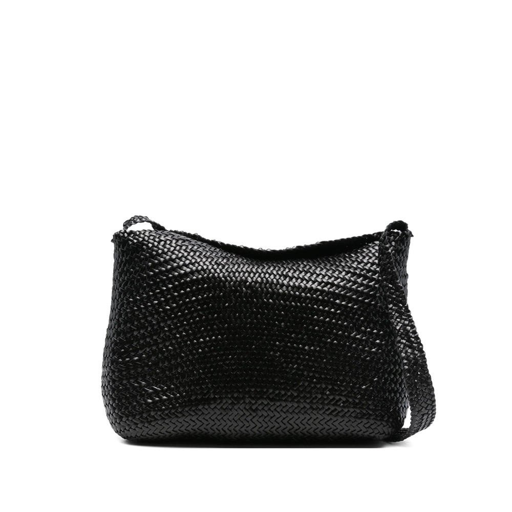 Dragon Diffusion Santa Marta Woven-leather Shoulder Bag