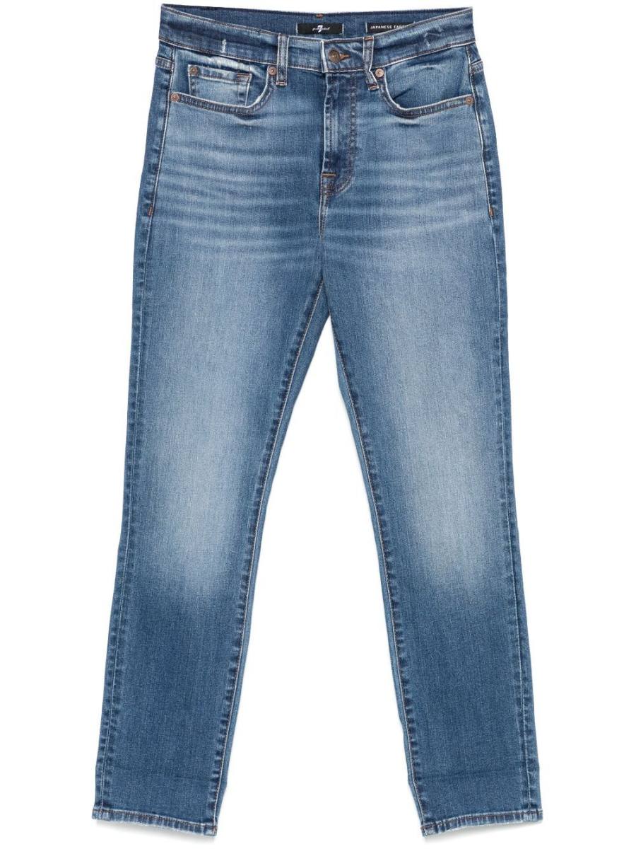 logo-patch jeans