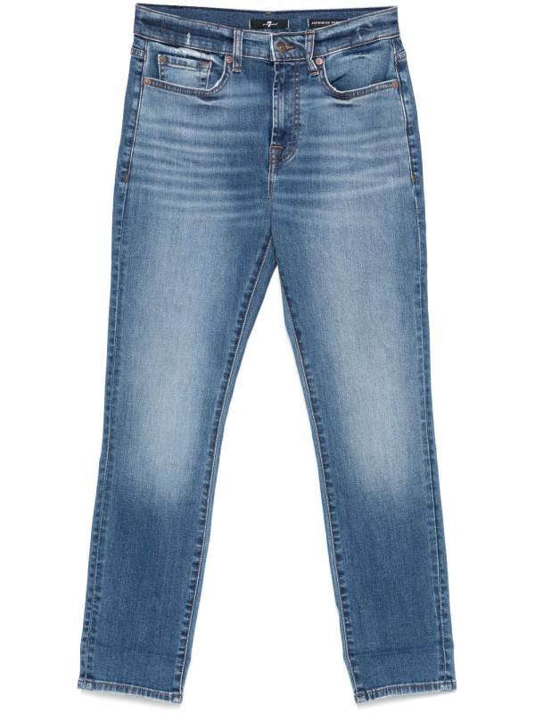 logo-patch jeans