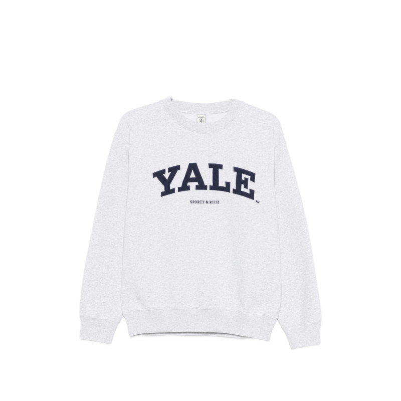 Sporty & Rich Letter Crewneck Sweatshirt