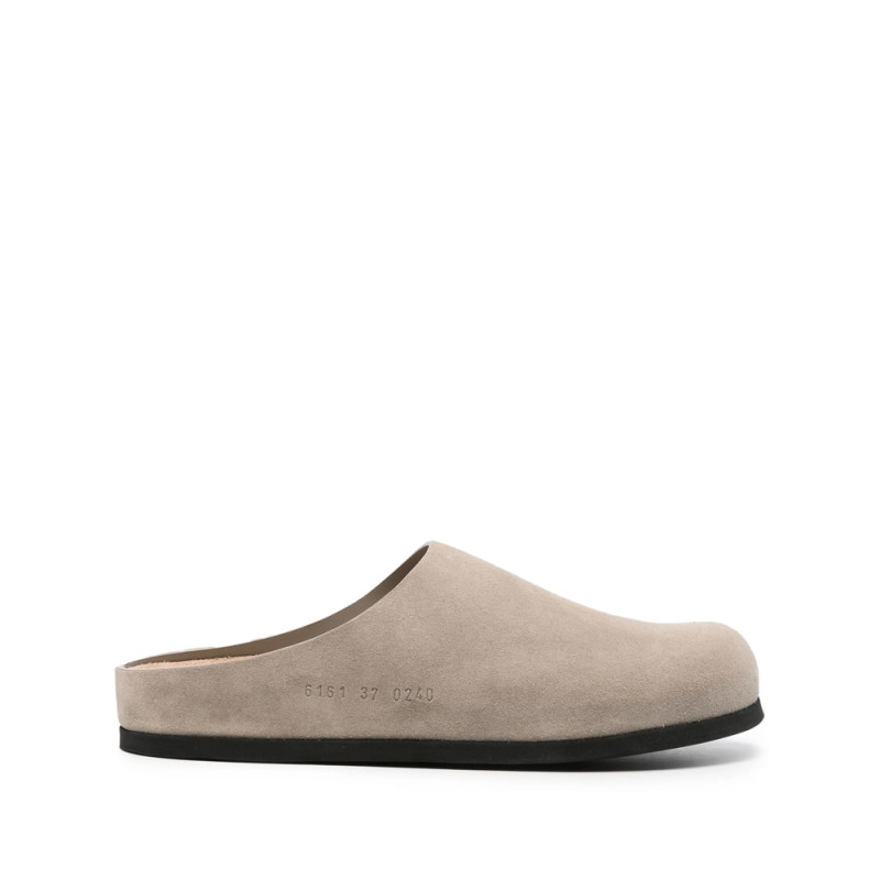 Common Project Embossed-logo Leather Slippers