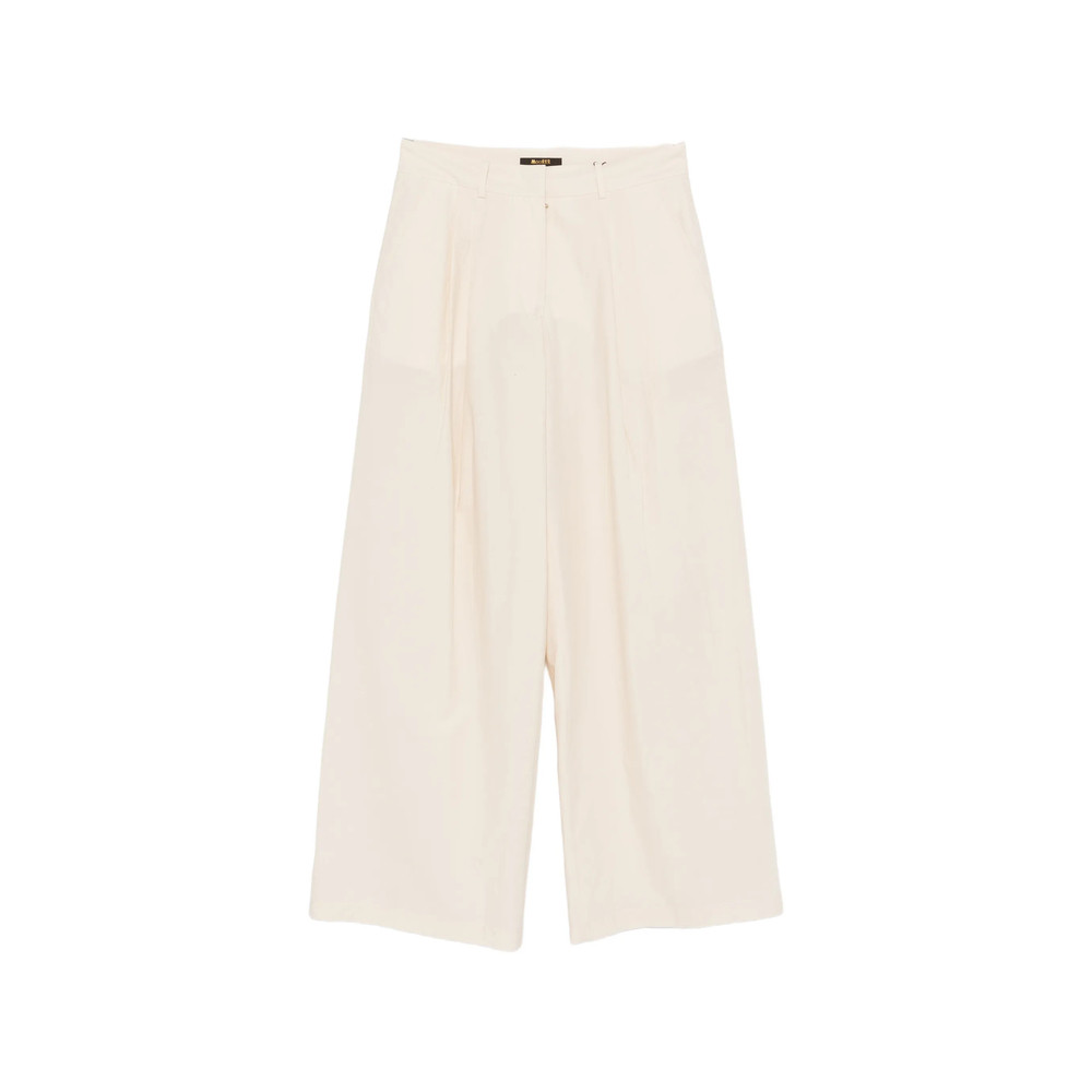 Moorer Pleated Wide-leg Trousers