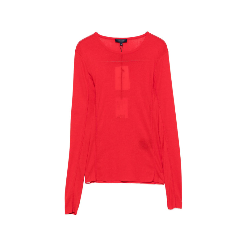 Soeur Lester Long-sleeve Boat-neck T-shirt