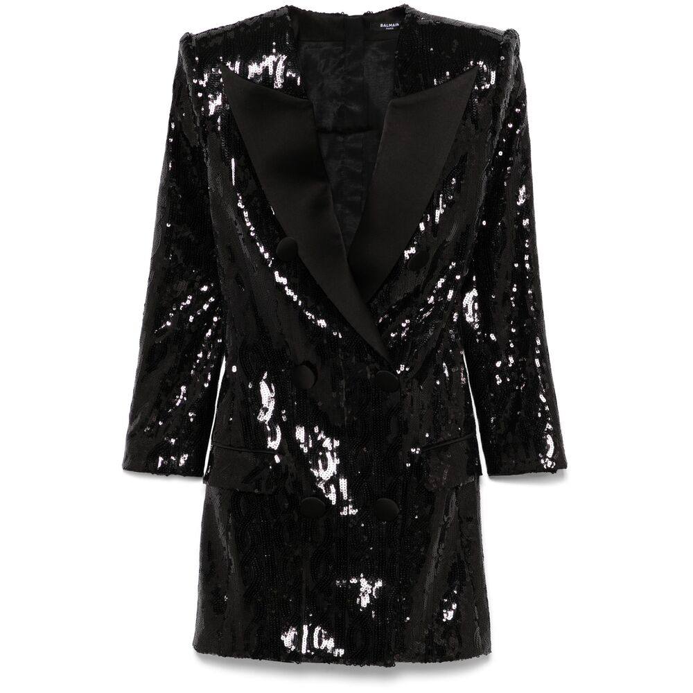 Balmain Sequinned Mini Dress