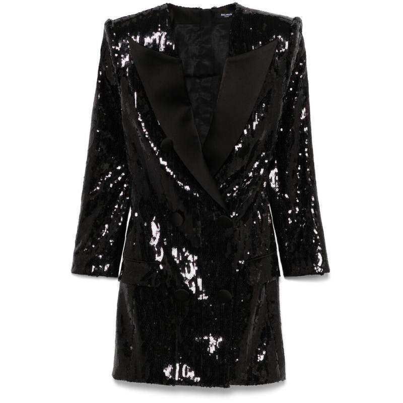 Balmain Sequinned Mini Dress