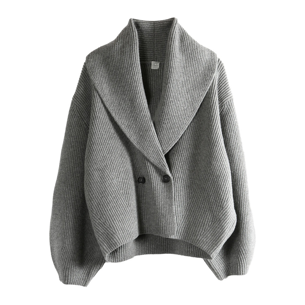 Toteme Double-breasted Shawl-lapel Cardigan