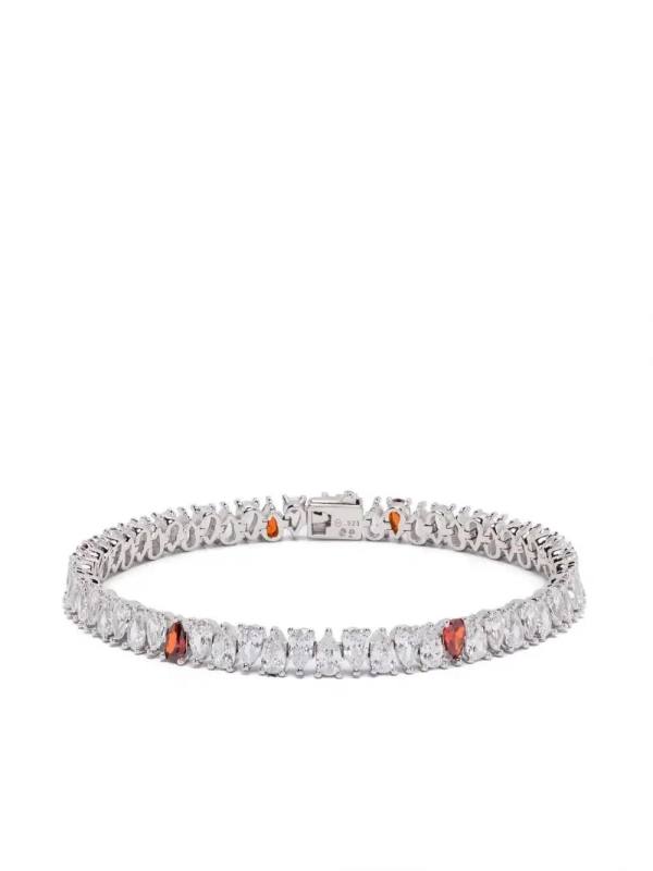 drop tennis chain bracelet