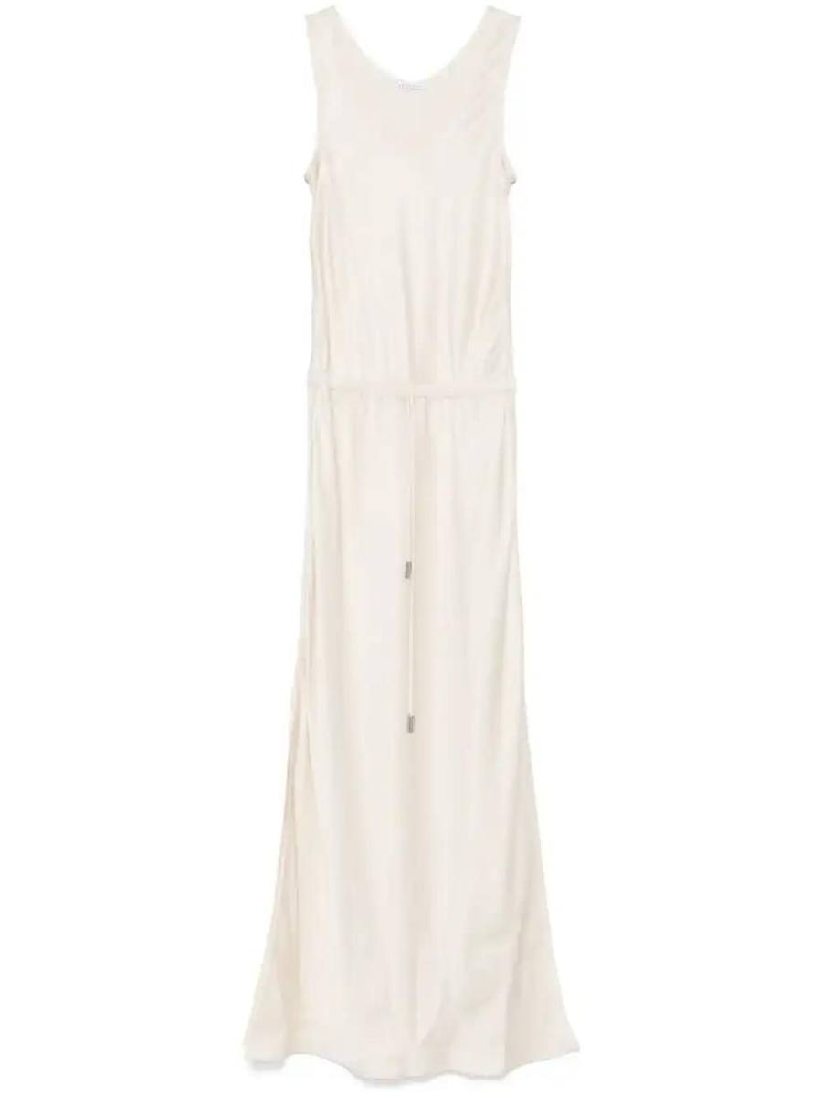 satin maxi dress