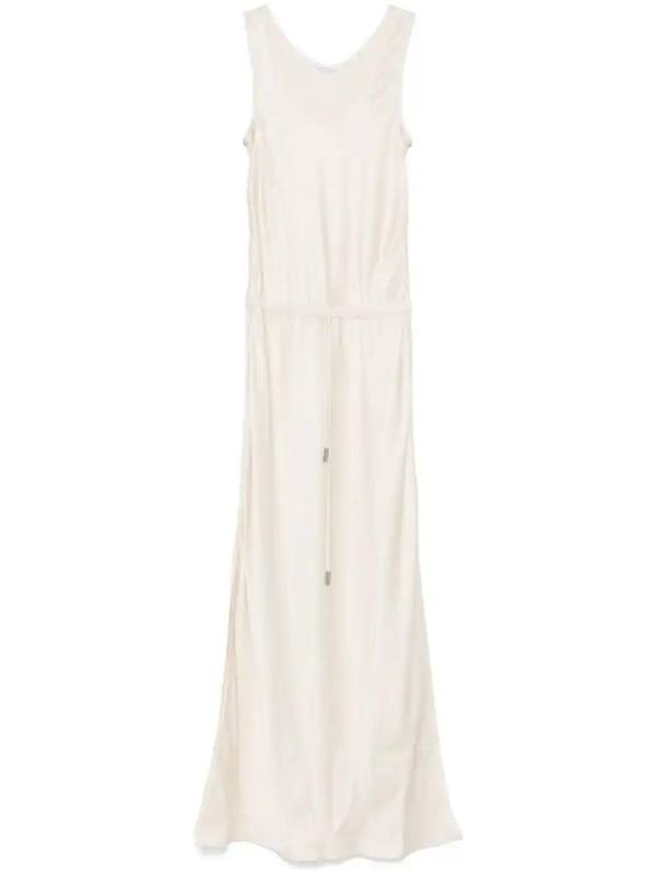 satin maxi dress