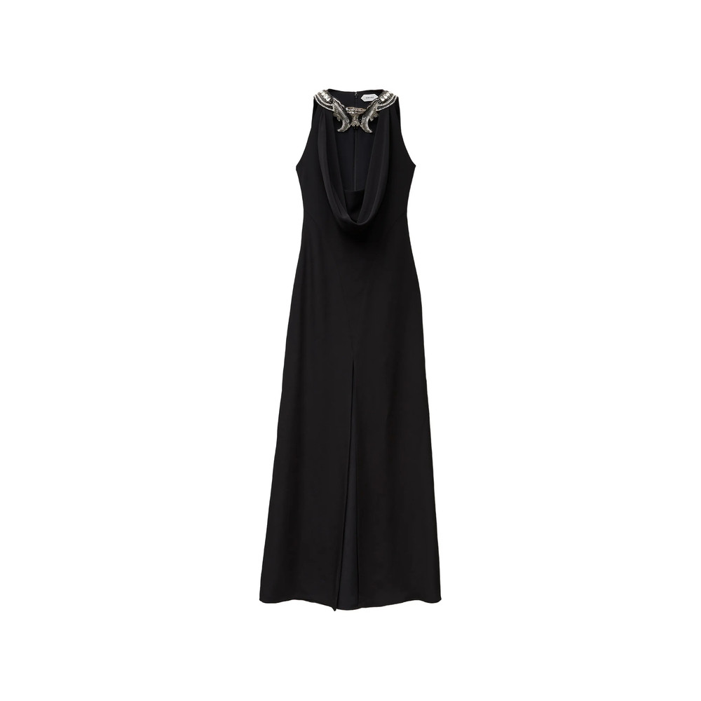 Versace Embroidered Silk Gown