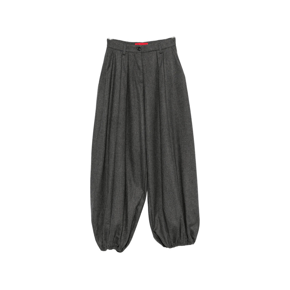Thelatest Pleated Balloon-hem Pants