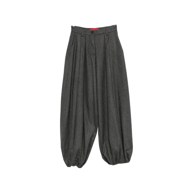 Thelatest Pleated Balloon-hem Pants