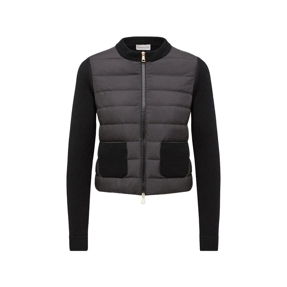 Moncler Quilted Panel-detail Sweater