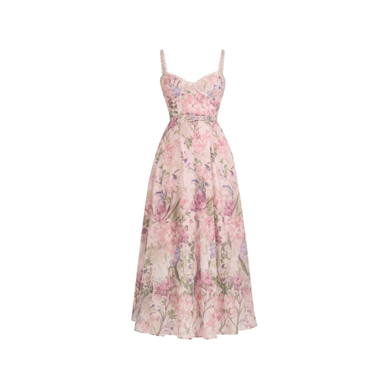 Charo Ruiz Iraso Floral-lace Midi Dress