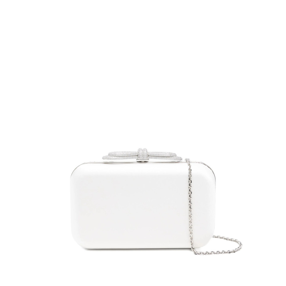 Mach & Mach Crystal-embellished Clutch Bag