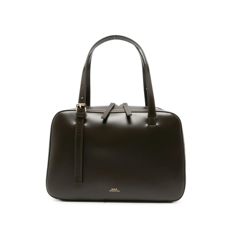 A. p.c. Contrast-stitch Leather Shoulder Bag