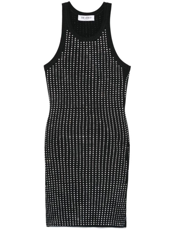 rhinestonded mini dress