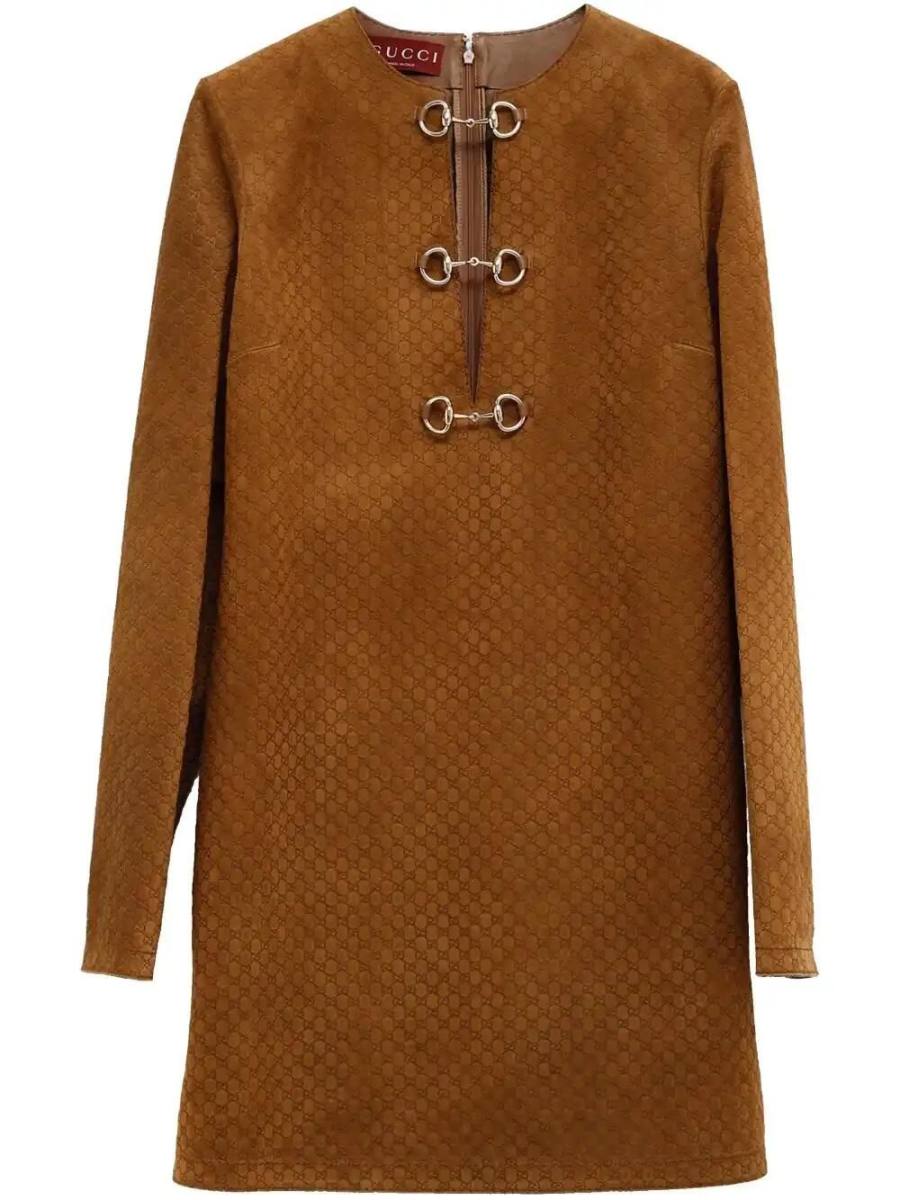 suede mini dress