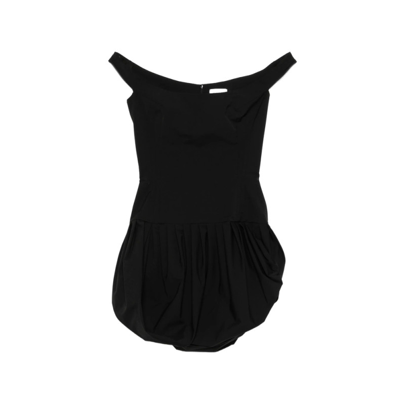 Magda Butrym Off-shoulder Gathered Mini Dress