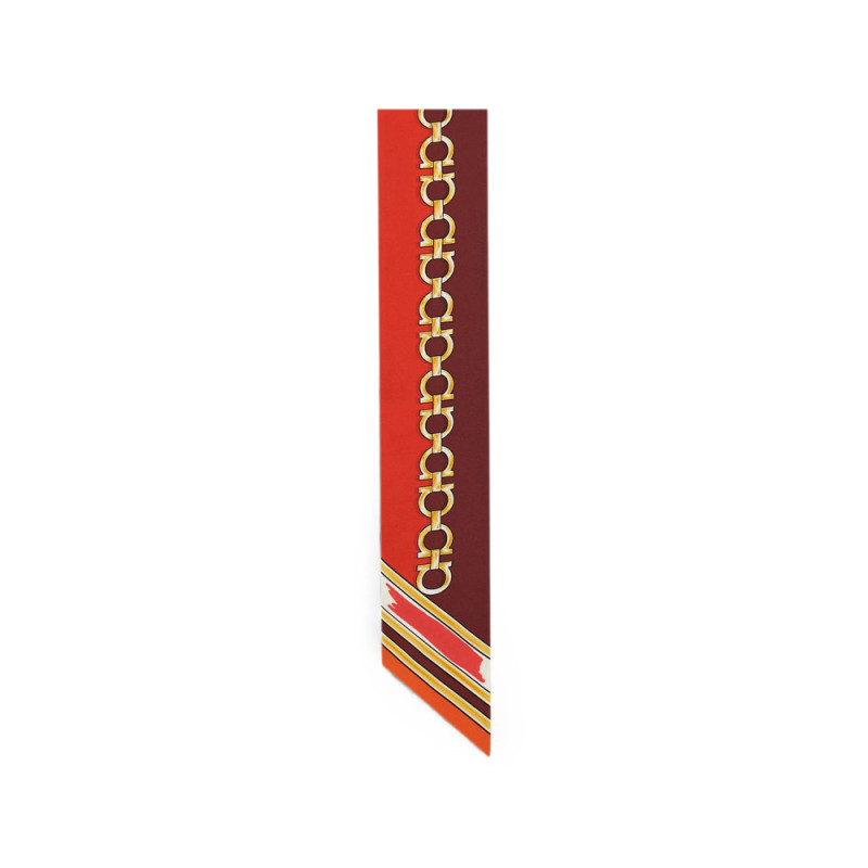 Ferragamo Feline-print Bandeau Scarf
