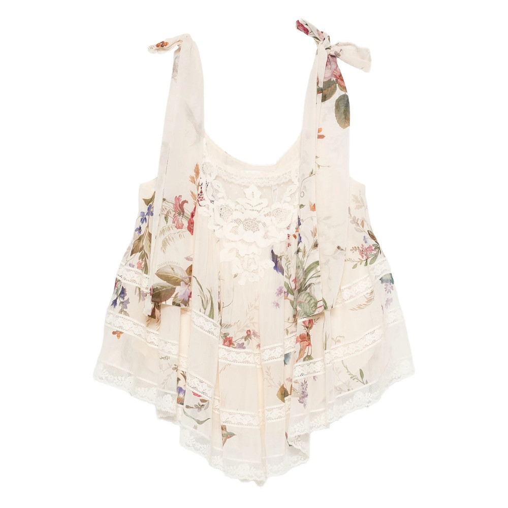 Zimmermann Patience Floral Lace Top