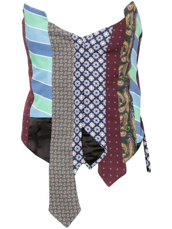 patchwork corset