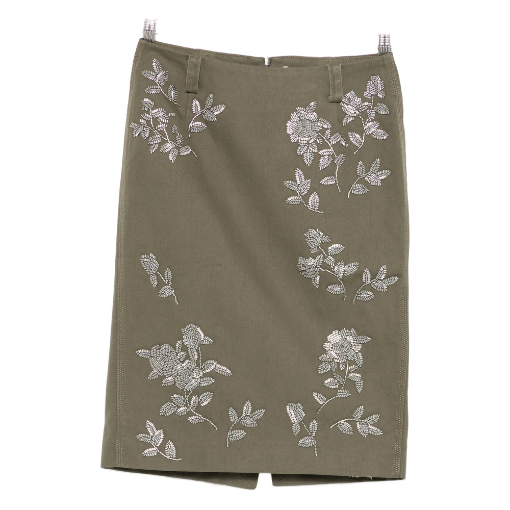 Markgong Floral-embellished Skirt
