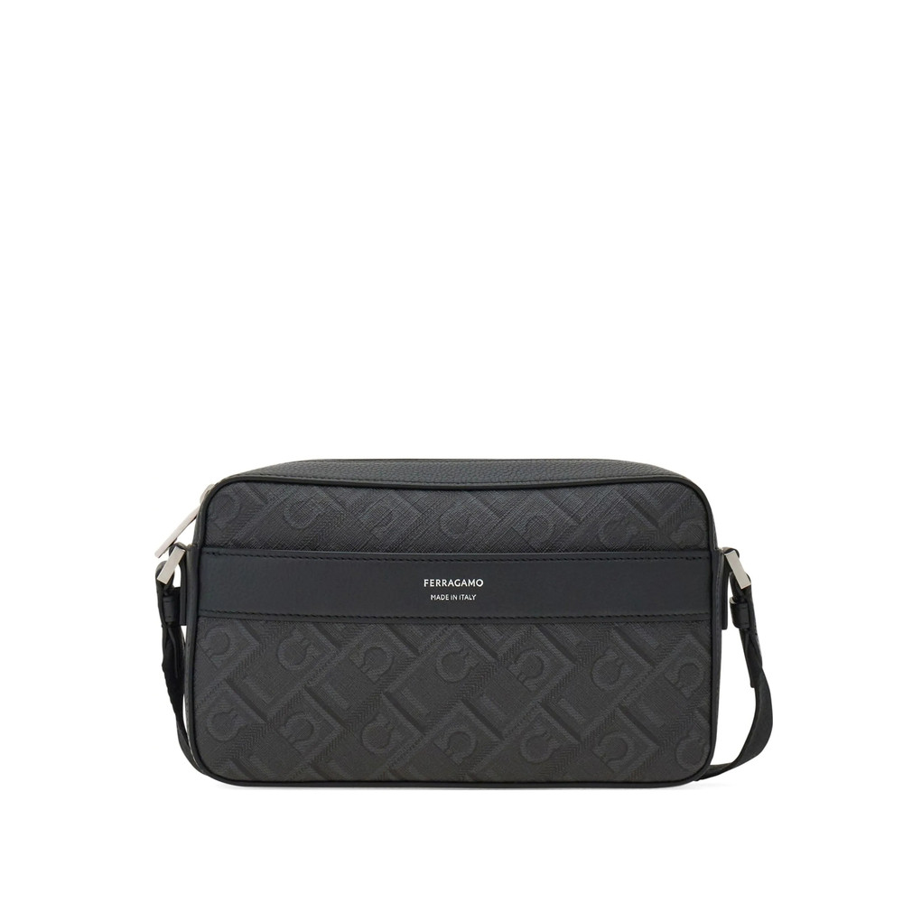 Ferragamo Logo-debossed Messenger Bag