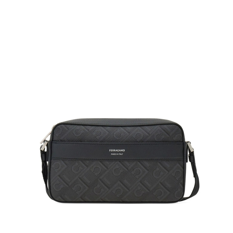 Ferragamo Logo-debossed Messenger Bag