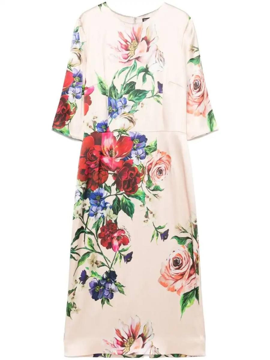 floral midi dress