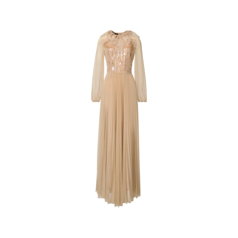 Fabiana Filippi Sequin Pleated Dress