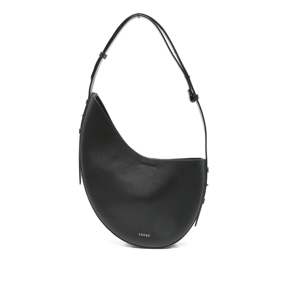 Soeur Wino Crescent Sheepskin Shoulder Bag