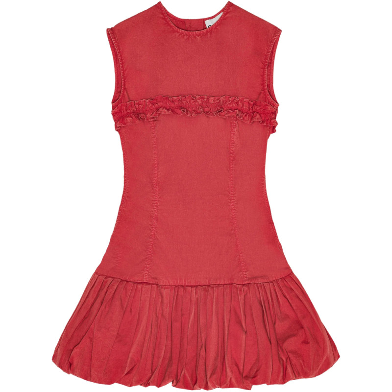 Ganni Ruffled Dress