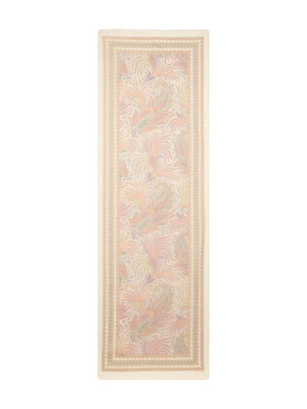 paisley-print silk scarf