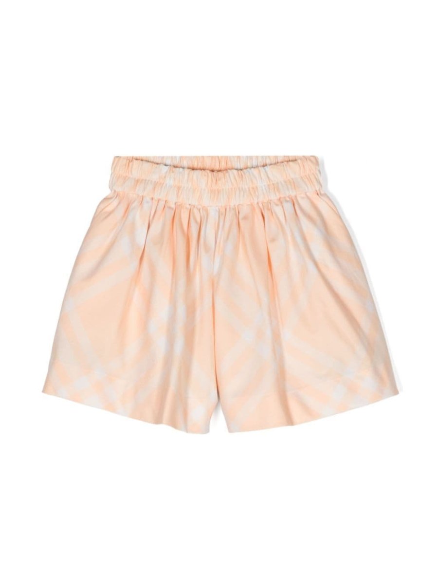 Vintage Check cotton shorts